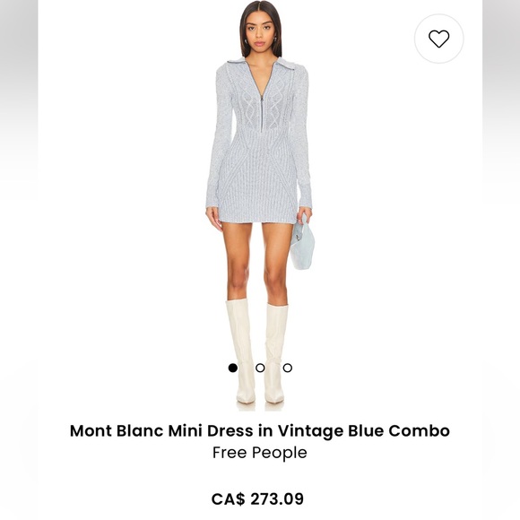 NWT FREE PEOPLE SWEATER DRESS - Picture 1 of 4